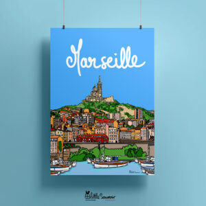 Objets souvenirs affiches Marseille- Little Souvenir