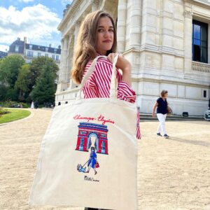 Tote Bag 100% Coton Bio – Champs Élysées